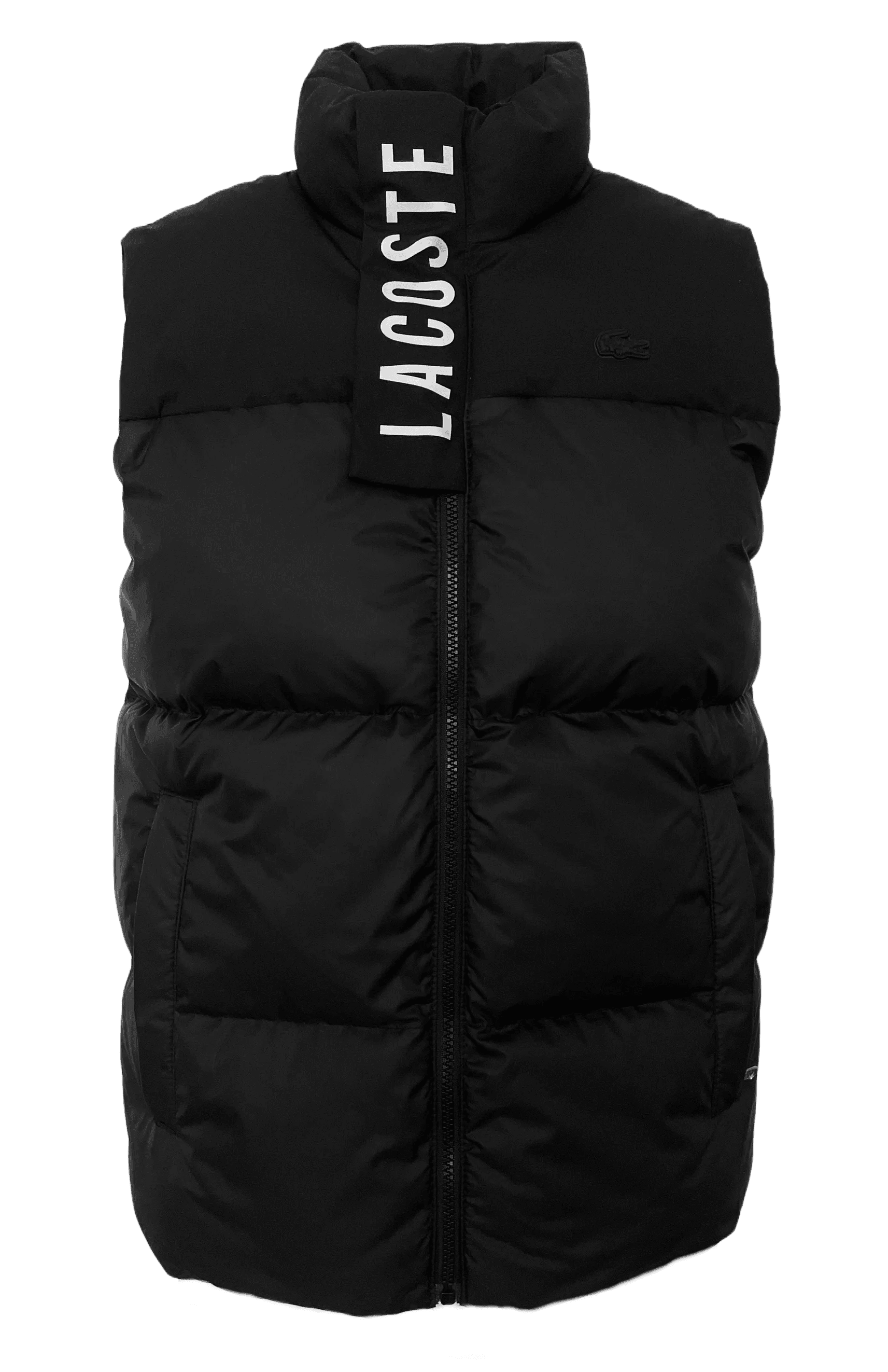 Lacoste Men Body Warmer In Black - Giltenergy