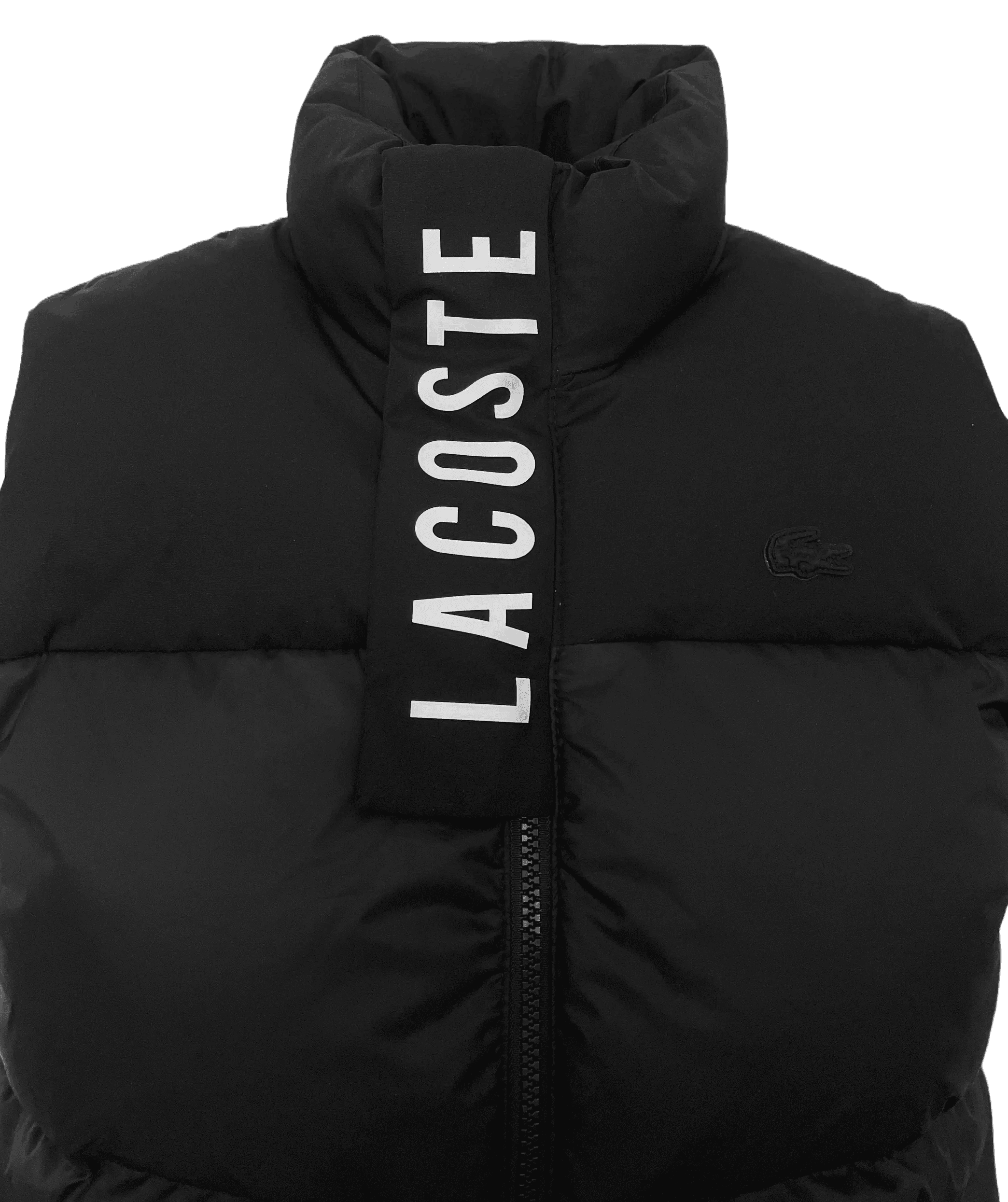 Lacoste Men Body Warmer In Black - Giltenergy